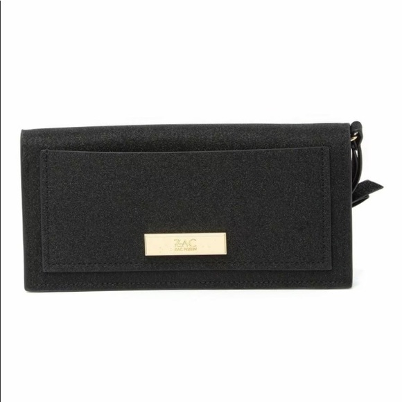 Zac Posen BNWT Glitter Earthette Wallet Wristlet Clutch GORGEOUS GIFT - Picture 2 of 8